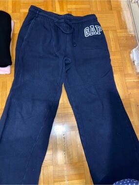GAP Dark Blue Jogger Pants with Elastic Waist